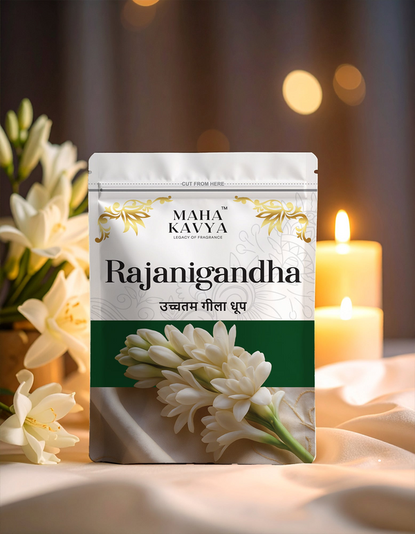 Rajanigandha Geela Dhoop (Premium Wet Dhoop) – Night-Blooming Floral Devotional Fragrance