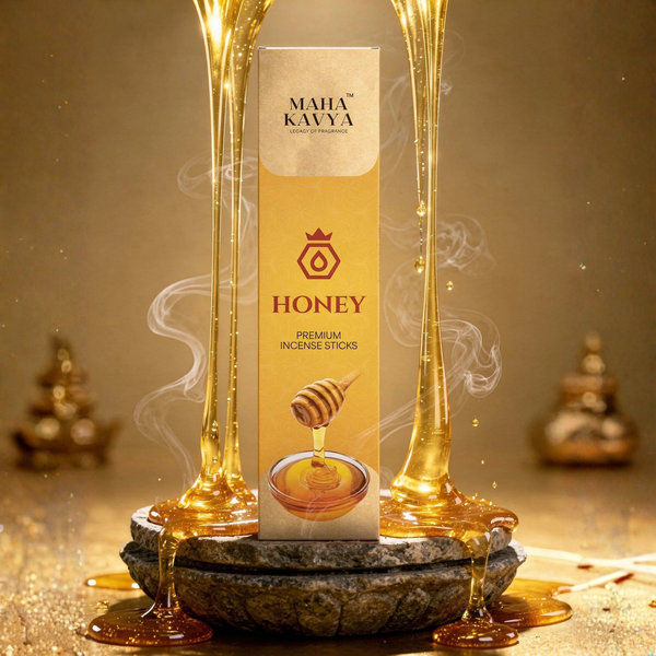 Honey Premium Incense Sticks – Sweet & Golden Aroma | Maha Kavya